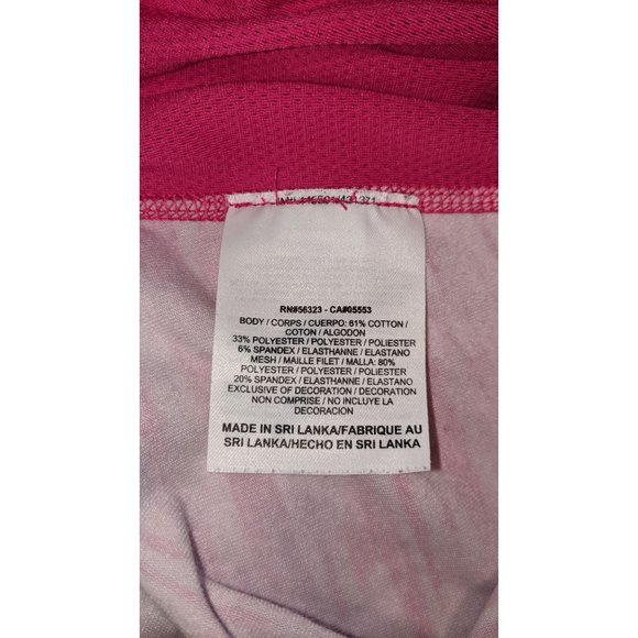 Nike Women's Dri Fit Active Tank with attached bra Sz S in Pink/Gray - Picture 9 of 10